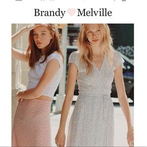 Brandy Melville Robbie Floral Midi Dress